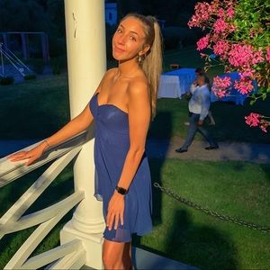 Navy blue Glitterati dress